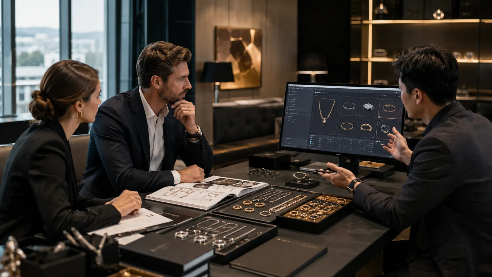 Jewelry sourcing partner meeting for brands and retailers