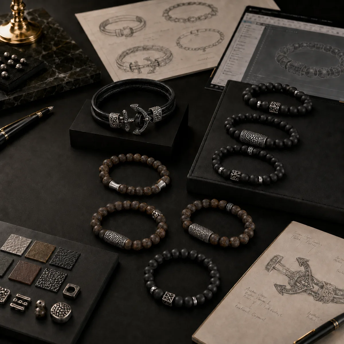 Original designs for private label stainless steel jewelry collections